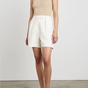 Who What Wear Rue Linen-Blend Shorts